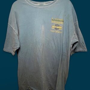 XL Light Blue Vintage Harley Davidson T-Shirt